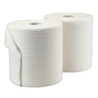 Show details for  Paper Glass Wipe Rolls, 150m x 190mm, White