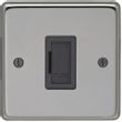 Show details for  13A Unswitched Fuse Spur, 1 Gang, Black Nickel, Black Trim, Stainless Steel Range