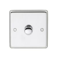 Show details for  400W 1 Gang Dimmer Switch - Polished Stainless