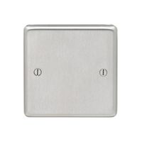 Show details for 1 Gang Blanking Plate - Satin Stainless