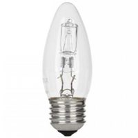 Show details for  Halogen Candle 42w ES Clear