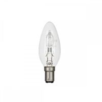 Show details for  Halogen Candle 42w SBC Clear