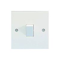 Show details for  Exclusive 10A 1 Gang 1 Way Switch - White