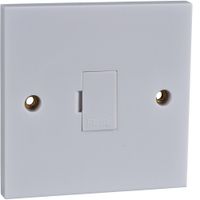 Show details for 13A Unswitched Fuse Connection Unit, 1 Gang, White, Exclusive Range