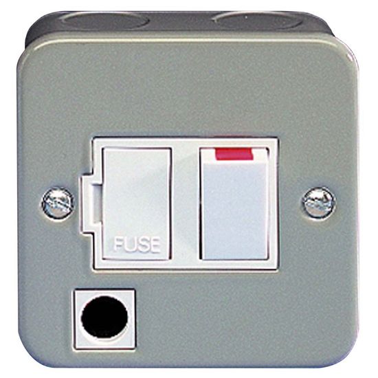 Exclusive 13A Double Pole Switched Fused Connection Unit with Flex