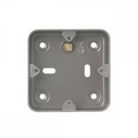 Show details for  Schneider 'Exclusive' 1-2 Gang Surface Grid Mounting Box - Grey