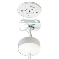 Show details for  Pre-Wired Plug In Ceiling Rose, 6A, White