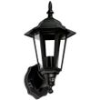 Show details for  Full Lantern with PIR, E27 (Lamp Not Included), Black, IP44