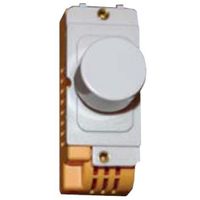 Show details for 6A 2 Way Push Switch Module, White, White Trim, GRID-IT Range