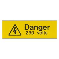 Show details for  IS1105EN Danger 230V Label
