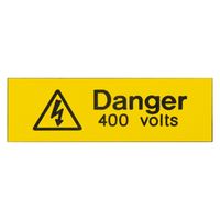 Show details for  IS1205EN Danger 400V Label