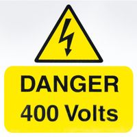 Show details for  IS2505RP Danger 400V Label