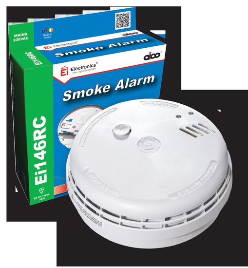 140RC Series Mains Powered Optical Smoke Alarm