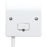 Show details for  13A Unswitched Fused Connection Unit, 1 Gang, White, Logic Plus Range