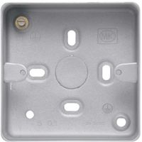 Show details for  Surface Box, 1 Gang, 41mm, Grey