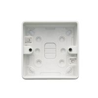 Show details for  32mm 1 Gang Surface Box - White