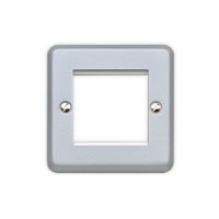 Show details for 2 Module Aluminium Metal Clad Euro Frontplate