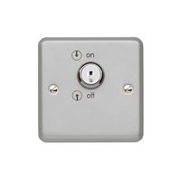 Show details for  Metalclad Plus 20A 1 Gang DP Key Operated Switch