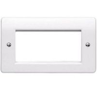 Show details for  EuroMod Frontplate, 6 Module, White, Logic Plus Range
