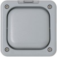 Show details for  Weatherproof 10A Switch, 1 Gang, Grey, IP66, Masterseal Plus  Range