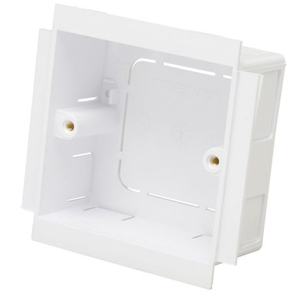 MTSB1 Marco Elite 3 35mm 1 Gang Socket Box - White | YESSS Electrical