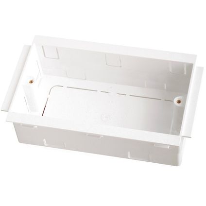 MTSB2 Marco Elite 3 35mm 2 Gang Socket Box - White | YESSS Electrical