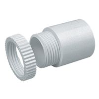 Show details for  Adaptor Male Thread, 20mm, PVC, White
