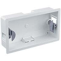 Show details for  Dry Lining Box, 2 Gang, 34mm, White