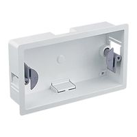 Show details for  Dry Lining Box, 2 Gang, 34mm, White