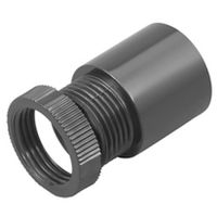 Show details for  Adaptor Male Thread, 25mm, PVC, Black