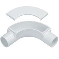 Show details for  Inspection Bend, 25mm, PVC, White