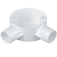 Show details for  Angle Box, 20mm, PVC, White