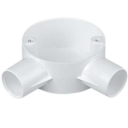 2MRB4WH Marshall Tufflex Angle Box, 20mm, PVC, White | YESSS Electrical