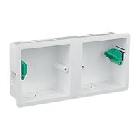Show details for  Dry Lining Box, 1+1 Gang, 34mm, White