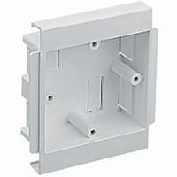 Show details for  Socket Box, 100mm x 50mm / 100mm x 100mm, 1 Gang, White, Maxi Series