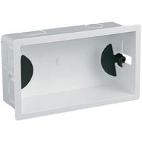 Show details for  Dry Lining Box, 2 Gang, 46mm, White