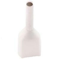 Show details for  Insulated Bootlace Ferrule, 0.5mm², White, T Range (French)