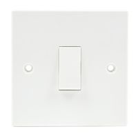 Show details for  1 gang 2 way SP BS3676 10A PLATE SWITCHES