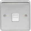 Show details for  10A 2 Way Switch, 1 Gang, Satin Stainless Steel, Matching Trim, Stainless Steel Range