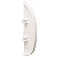 Show details for  End Cap, 180mm x 57mm, ABS, White, Odyssey Series