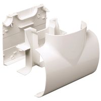 Show details for  Flat Tee Assembly, 180mm x 57mm, ABS, White, Odyssey Series