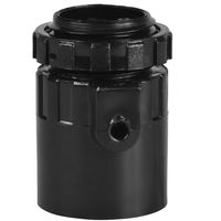 Show details for  20mm Male Adaptor with Lockring - Black