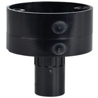 Show details for  Mita Back Outlet Circular Box, 20mm, Black
