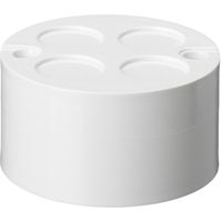 Show details for  Mita Loop-in Circular Box with Knock-outs, 20mm, White