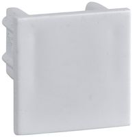 Show details for  16mm x 16mm Mini Trunking Stop End - White [Pack of 10]