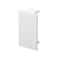 Show details for  38mm x 25mm Mini Trunking Stop End - White [Pack of 10]