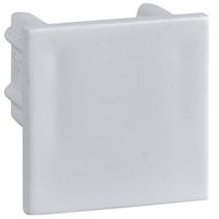 Show details for  38mm x 38mm Mini Trunking Stop End - White [Pack of 10]
