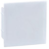 Show details for  50mm x 50mm Mini Trunking Stop End - White [Pack of 5]
