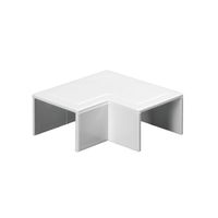 Show details for  50mm x 50mm Mini Trunking Flat Angle - White [Pack of 2]
