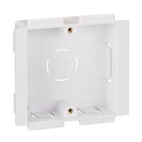 Show details for  Mita Socket Mounting Box, 1 Gang, 25mm, White